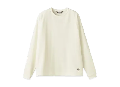 DESCENTE ALLTERRAIN Bomber Long Sleeve Crew "White"