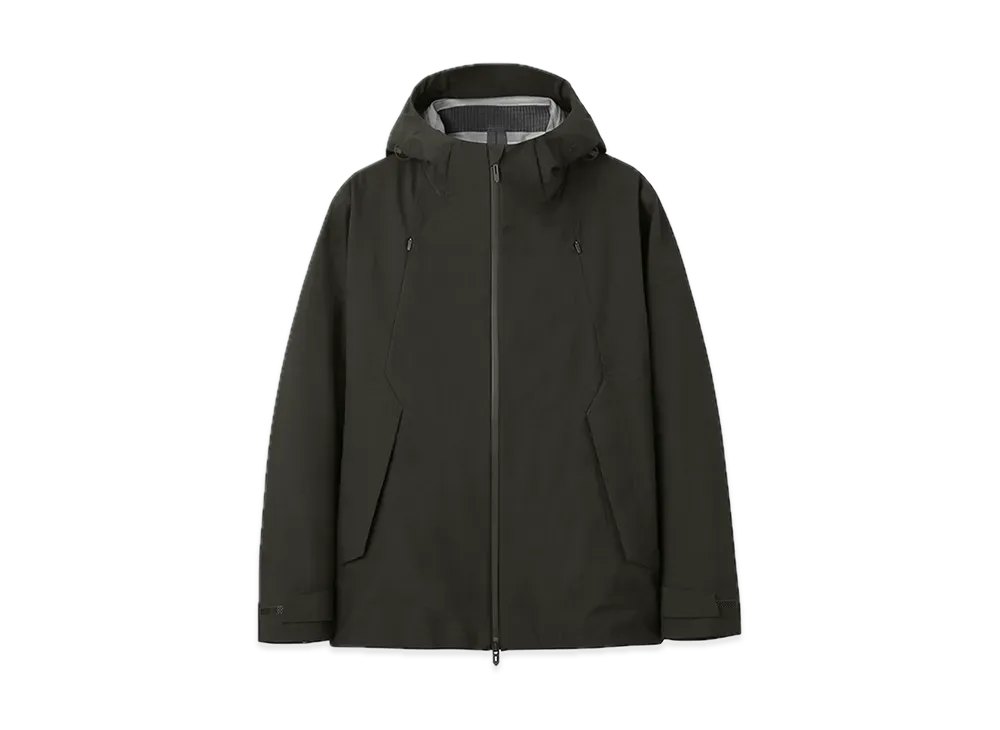 DESCENTE ALLTERRAIN Hardshell Wool Jacket "Dark Gray"