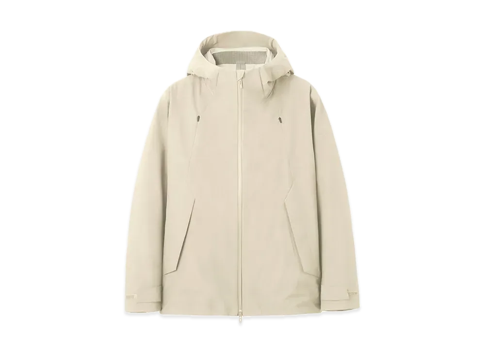 DESCENTE ALLTERRAIN Hardshell Wool Jacket "Gray Beige"