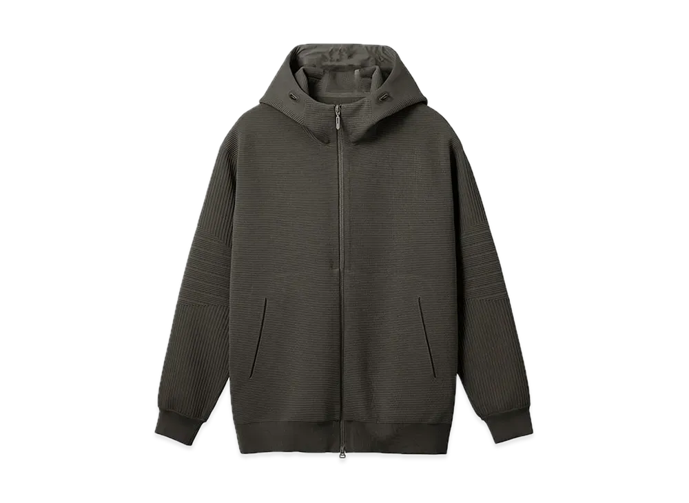 DESCENTE ALLTERRAIN Fusion Knit Thermal Hoodie "Dark Gray"