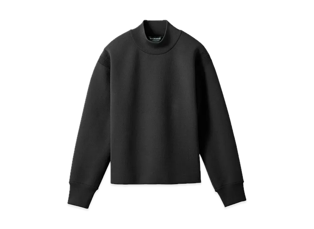 DESCENTE ALLTERRAIN Fusion Knit Crew Neck Sweatshirt "Black"
