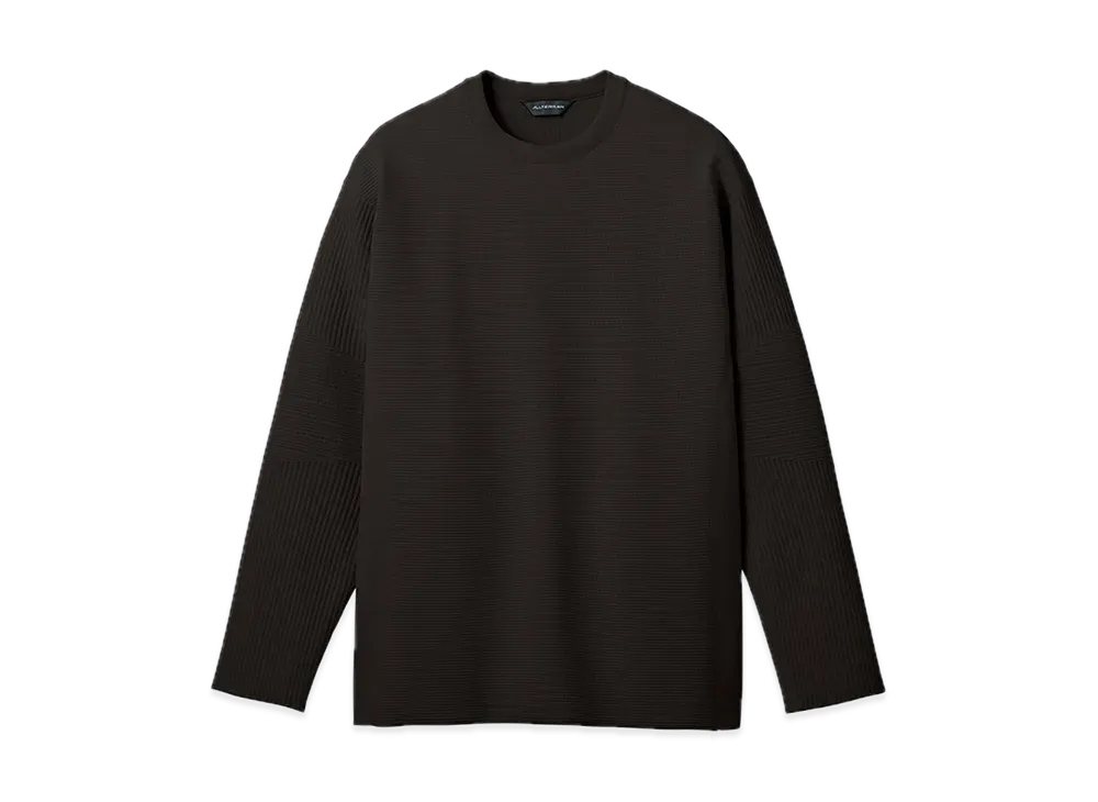 DESCENTE ALLTERRAIN Fusion Knit Crew Neck "Black"
