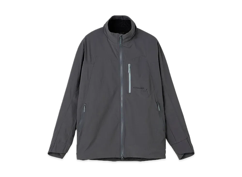 DESCENTE ALLTERRAIN Back Fleece Jacket "Charcoal"