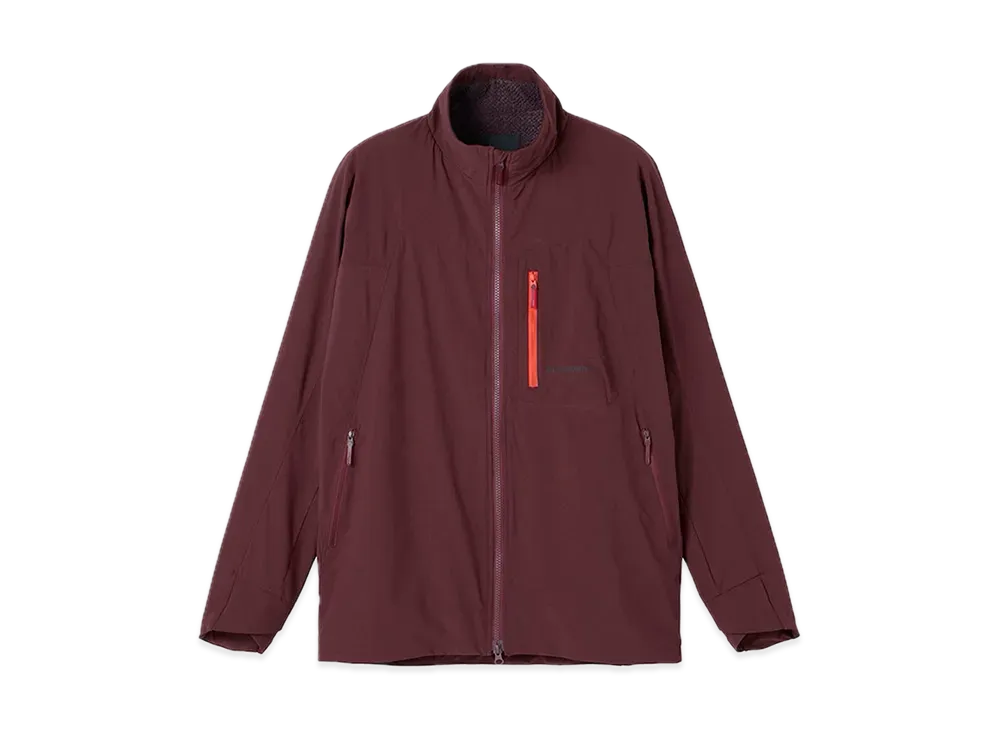 DESCENTE ALLTERRAIN Back Fleece Jacket "Burgundy Red"