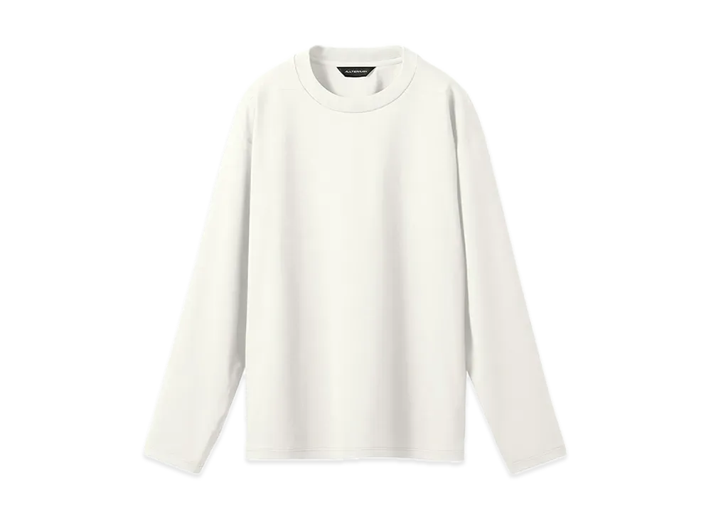 DESCENTE ALLTERRAIN Seamless Long Sleeve T-Shirt "Ecru White"