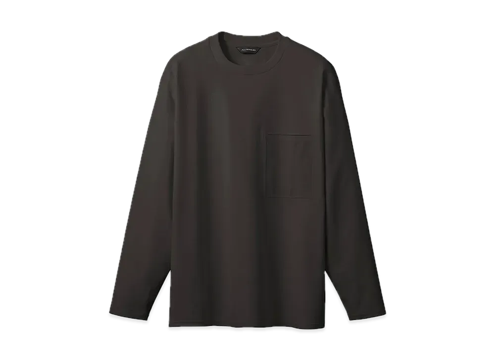DESCENTE ALLTERRAIN Seamless Long Sleeve T-Shirt "Dark Gray"