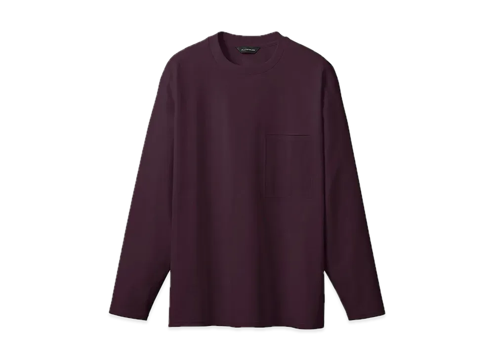 DESCENTE ALLTERRAIN Seamless Long Sleeve T-Shirt "Plum"