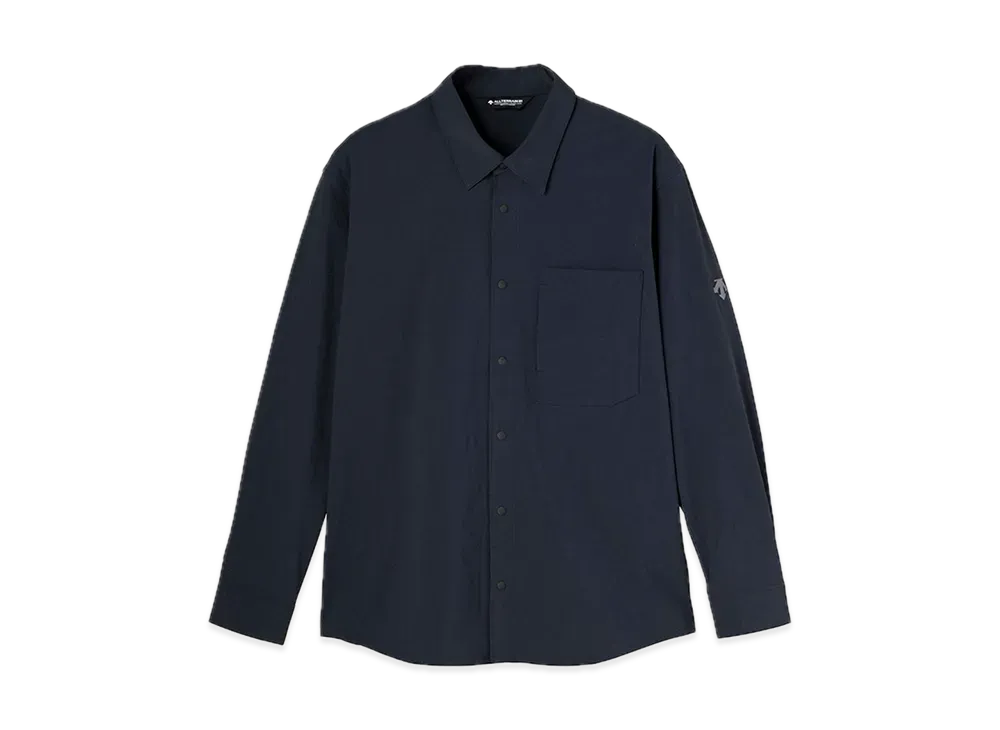 DESCENTE ALLTERRAIN Cordura Long Sleeve Tech Shirt "Graphite Navy"