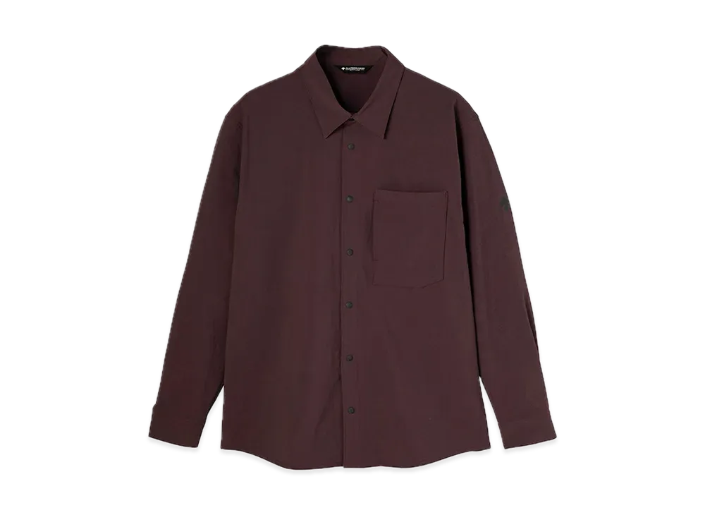 DESCENTE ALLTERRAIN Cordura Long Sleeve Tech Shirt "Mahogany"