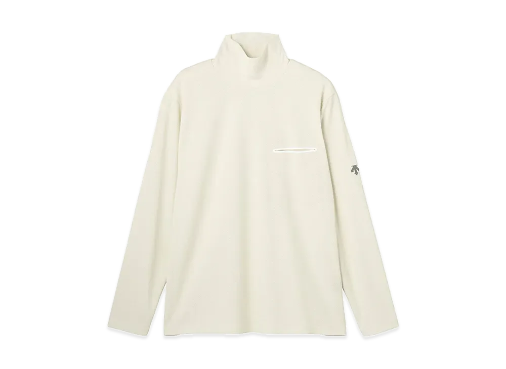 DESCENTE ALLTERRAIN Thermal Long Sleeve Turtleneck Shirt "Wall White"