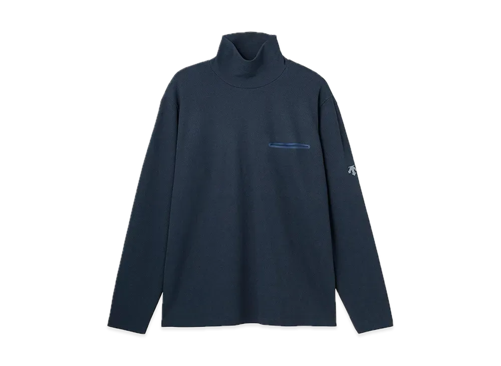 DESCENTE ALLTERRAIN Thermal Long Sleeve Turtleneck Shirt "Graphite Navy"
