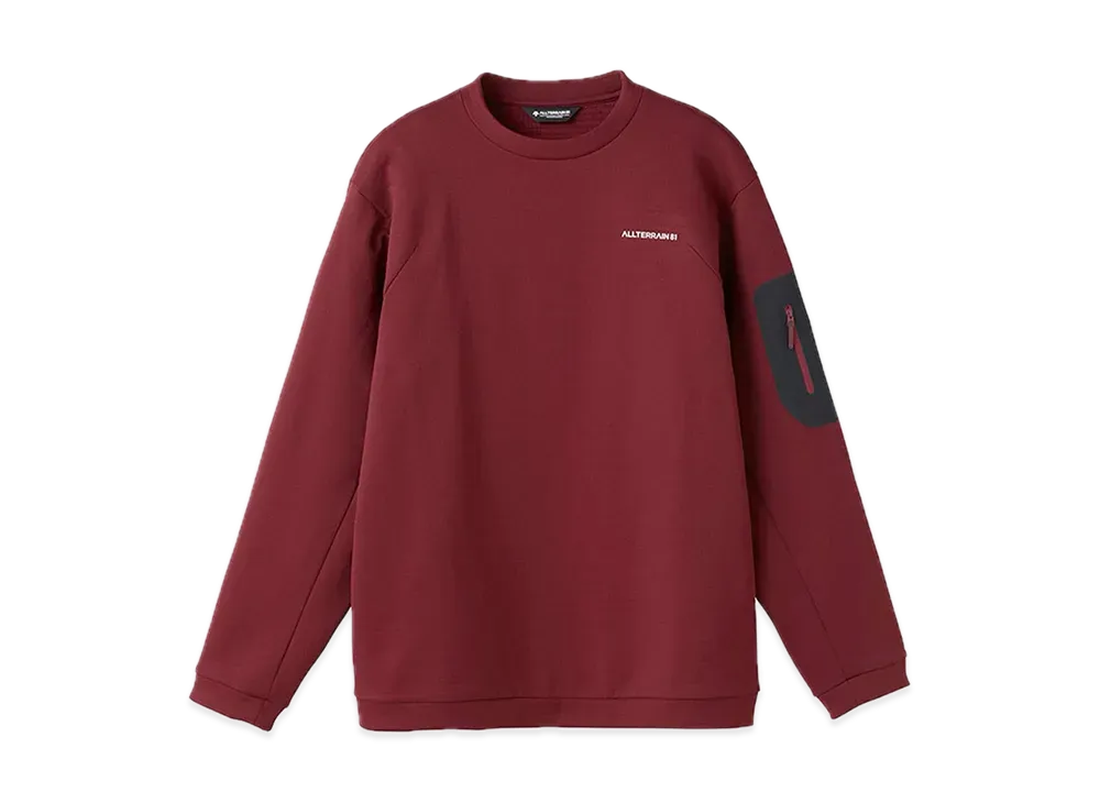 DESCENTE ALLTERRAIN Air Sweat Pullover "Wine Red"