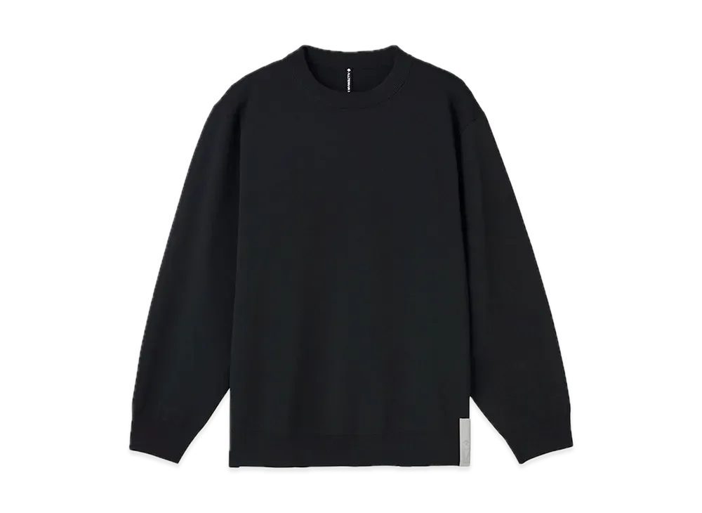 DESCENTE ALLTERRAIN Knit Sweater "Smoke Black"