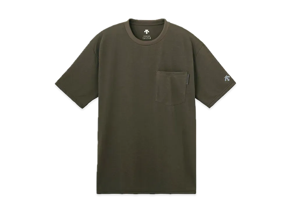DESCENTE ALLTERRAIN Pocket Half Sleeve T-Shirt "Brown"