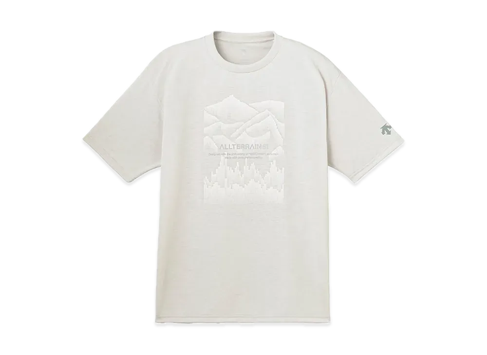 DESCENTE ALLTERRAIN Graphic Half Sleeve T-Shirt "Gray"