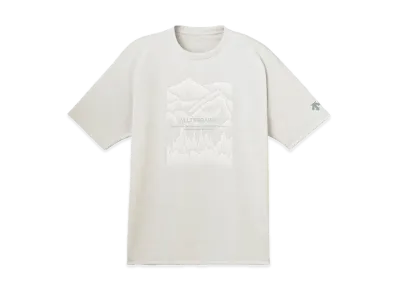 DESCENTE ALLTERRAIN Graphic Half Sleeve T-Shirt "Gray"