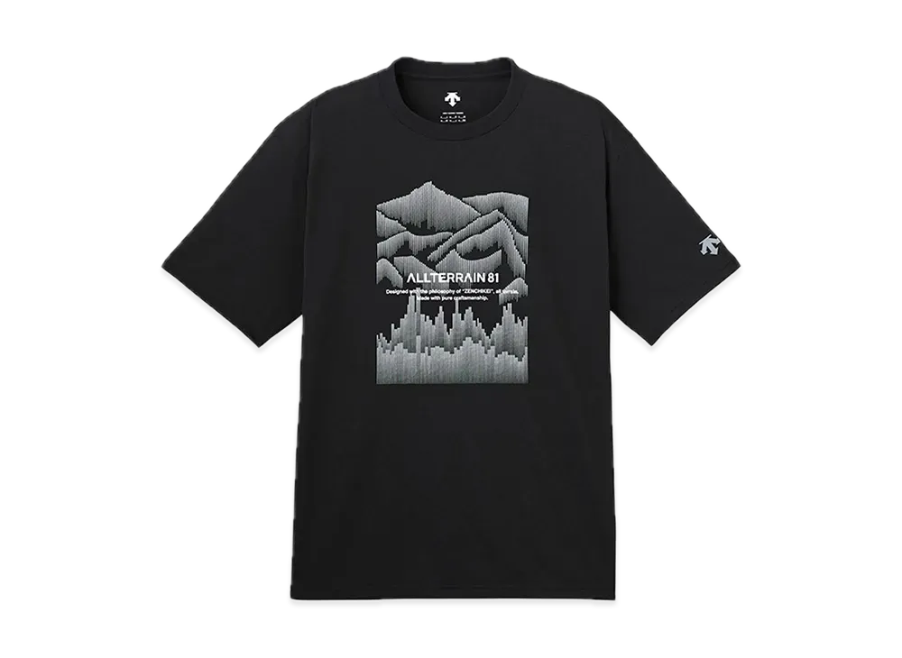 DESCENTE ALLTERRAIN Graphic Half Sleeve T-Shirt "Black"