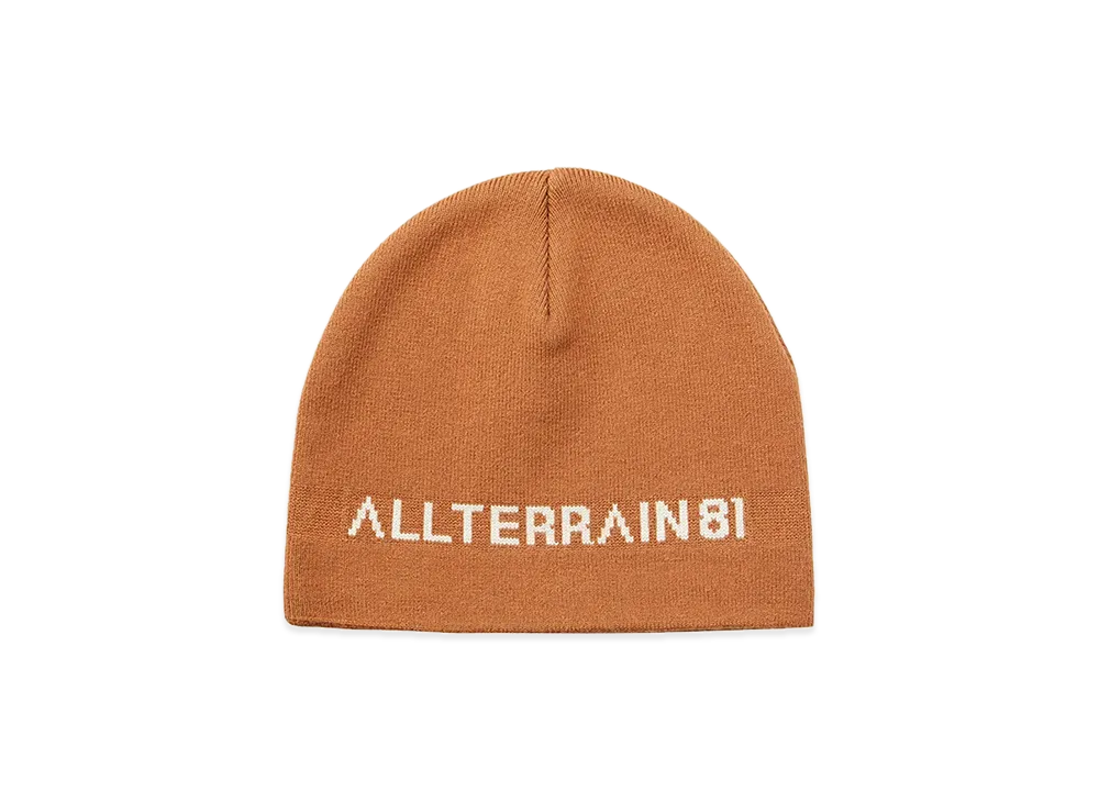 DESCENTE ALLTERRAIN High Gauge Jersey Knit Cap "Yellow Orange"