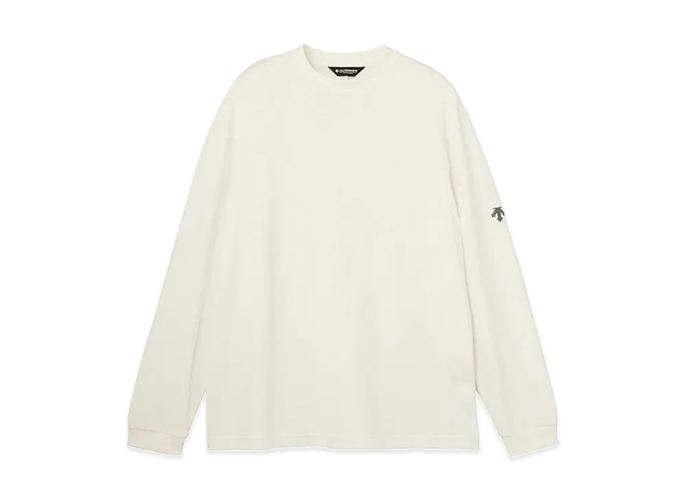 DESCENTE ALLTERRAIN Cordura Long Sleeve Crew "Egret White"