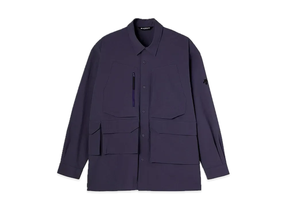 DESCENTE ALLTERRAIN Cordura Long Sleeve Overshirt "Purple"