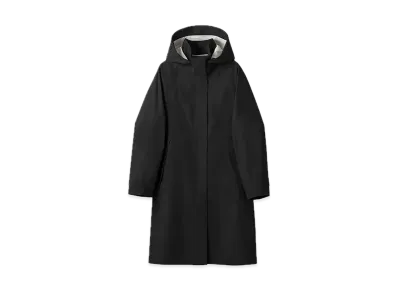 DESCENTE ALLTERRAIN Waterproof Long Shell Jacket "Black"