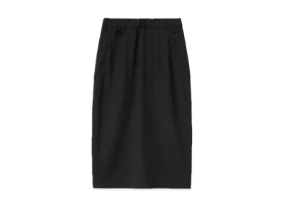 DESCENTE ALLTERRAIN Tech Straight Silhouette Skirt "Black"