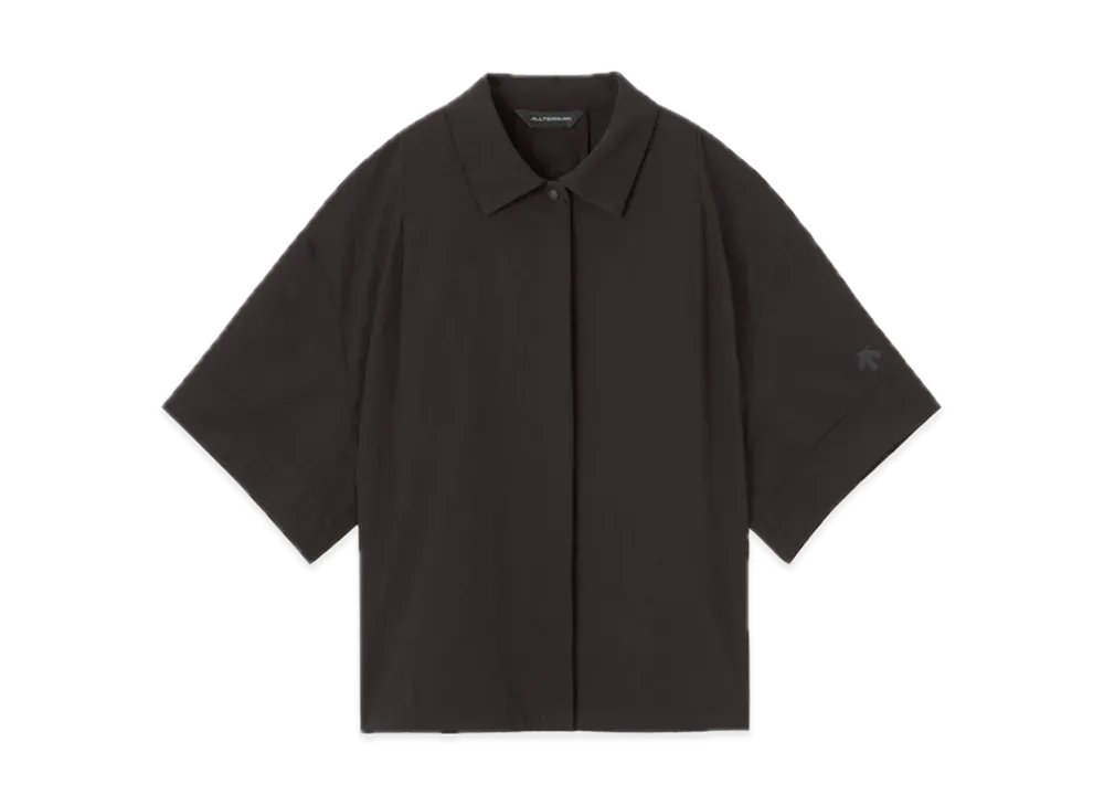DESCENTE ALLTERRAIN Swift Light Half Sleeve Shirt "Deep Mahogany"