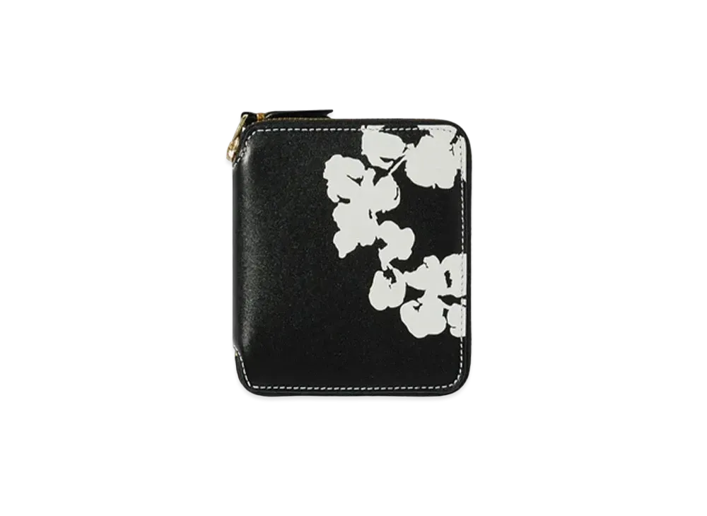 DENIM TEARS x CDG Wreath Full Zip Around Wallet "Black"