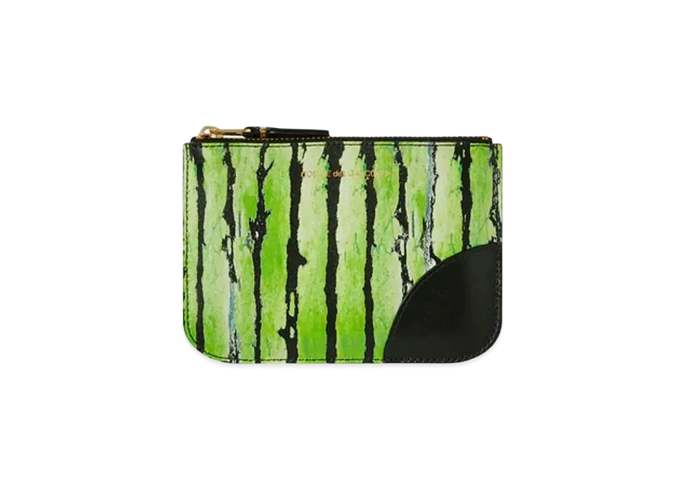 DENIM TEARS x CDG Watermelon Zip Pouch "Green"