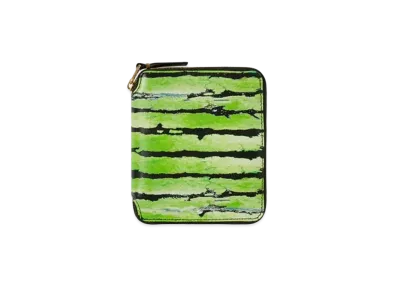 DENIM TEARS x CDG Watermelon Full Zip Around Wallet "Green"