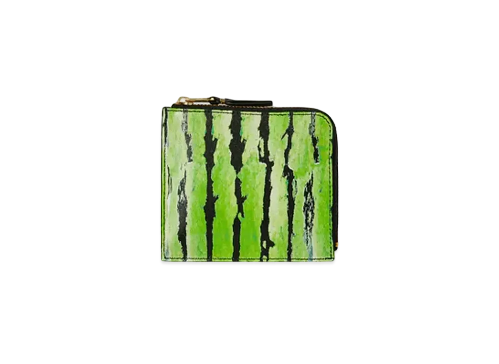 DENIM TEARS x CDG Watermelon Zip Around Wallet "Green"