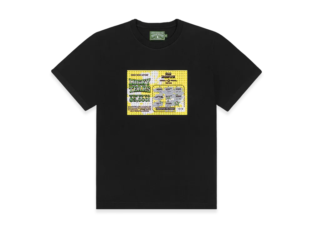 DENIM TEARS Scratch-Off Tee "Black"