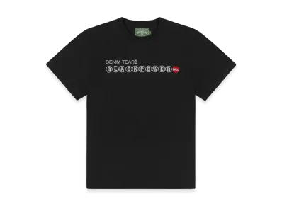 DENIM TEARS Black Powerball Tee "Black"