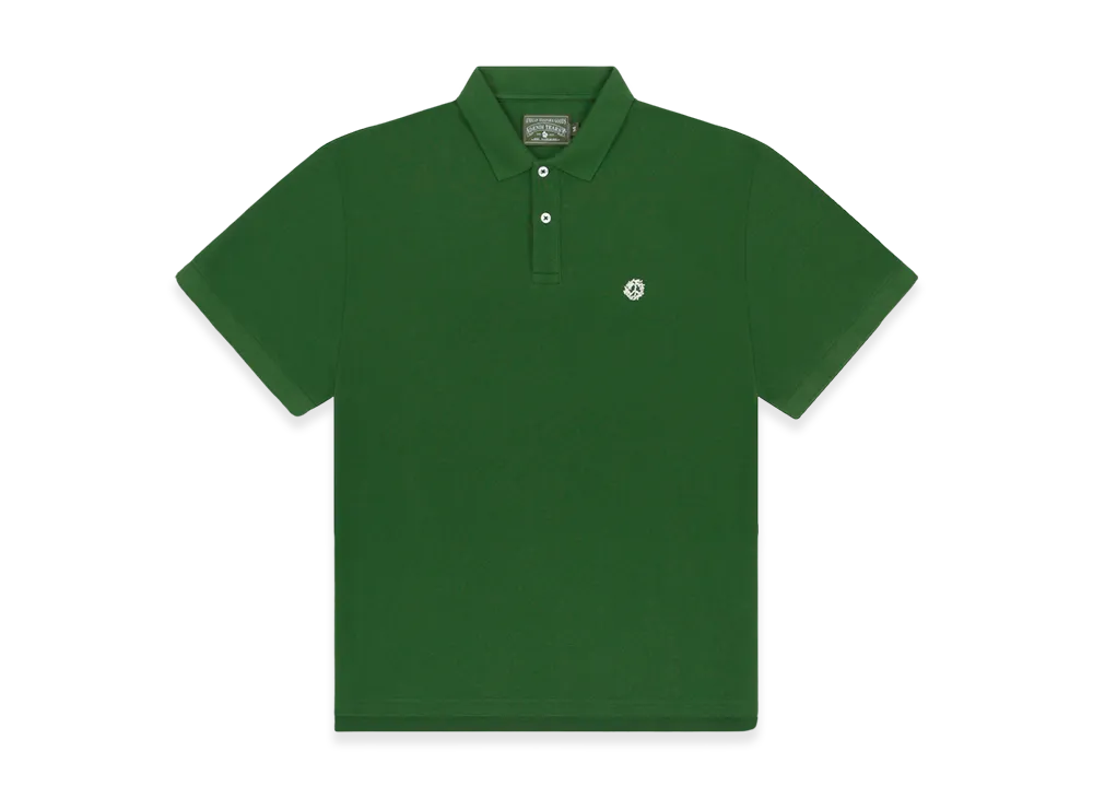 DENIM TEARS Peace Wreath Polo "Green"