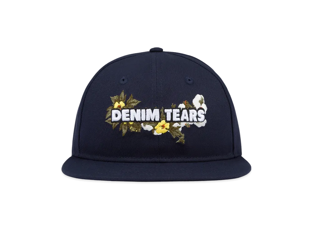 DENIM TEARS x New Era Floral Logo Cap "Navy"