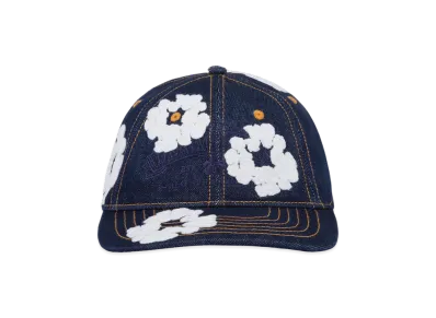 DENIM TEARS Denim Cotton Wreath Cap "Washed Indigo"