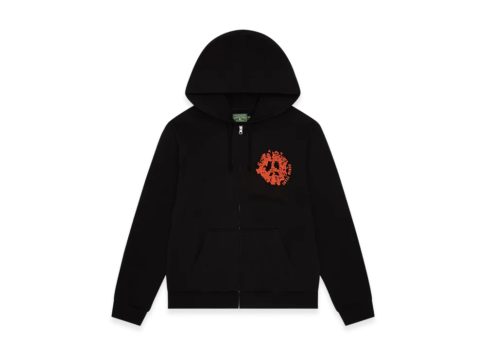 DENIM TEARS Denim University Zip Hoodie "Black"