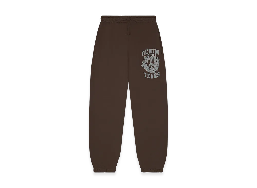 DENIM TEARS Denim University Sweatpants "Brown"