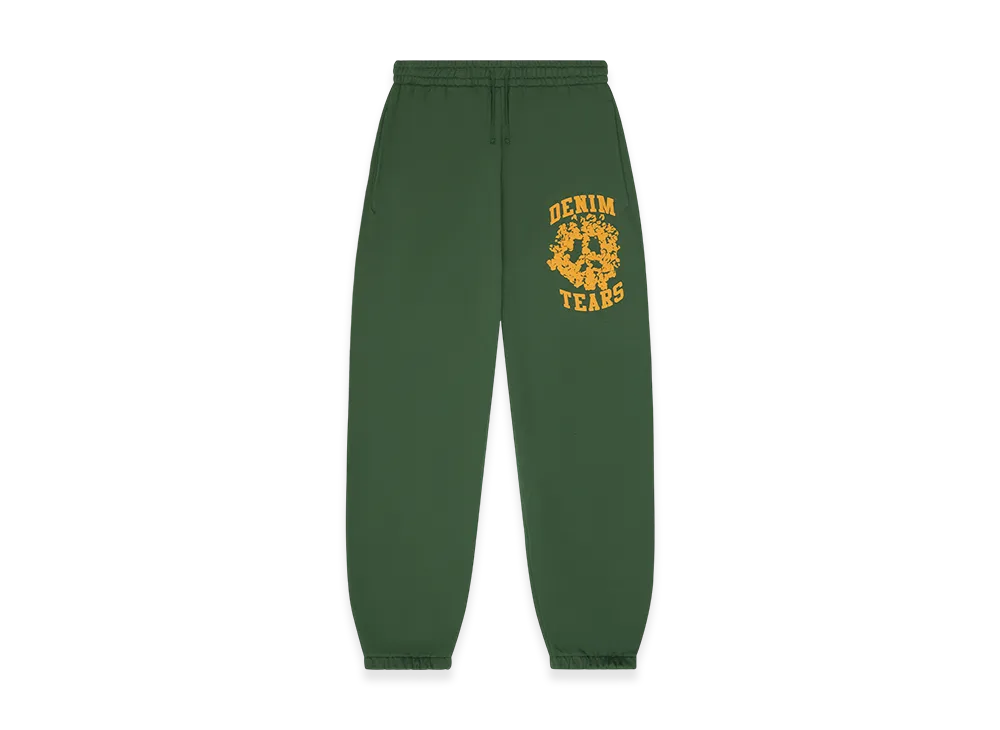 DENIM TEARS Denim University Sweatpants "Green"