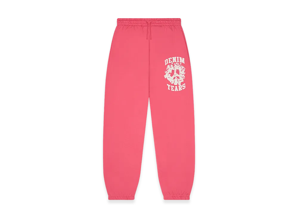 DENIM TEARS Denim University Sweatpants "Pink"