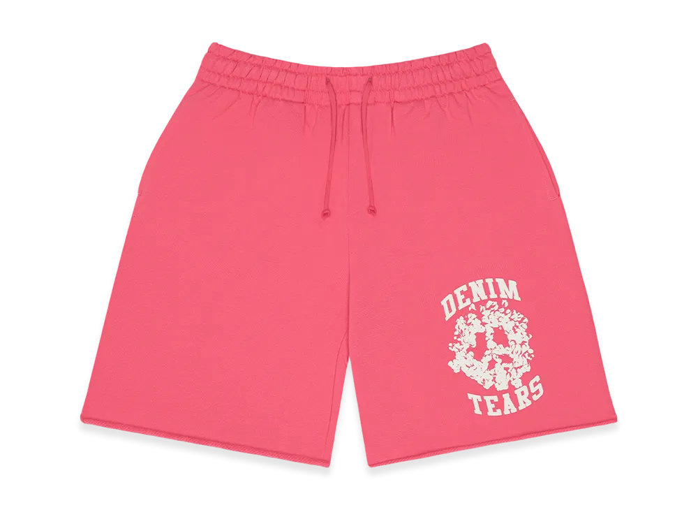 DENIM TEARS Denim University Sweatshorts "Pink"