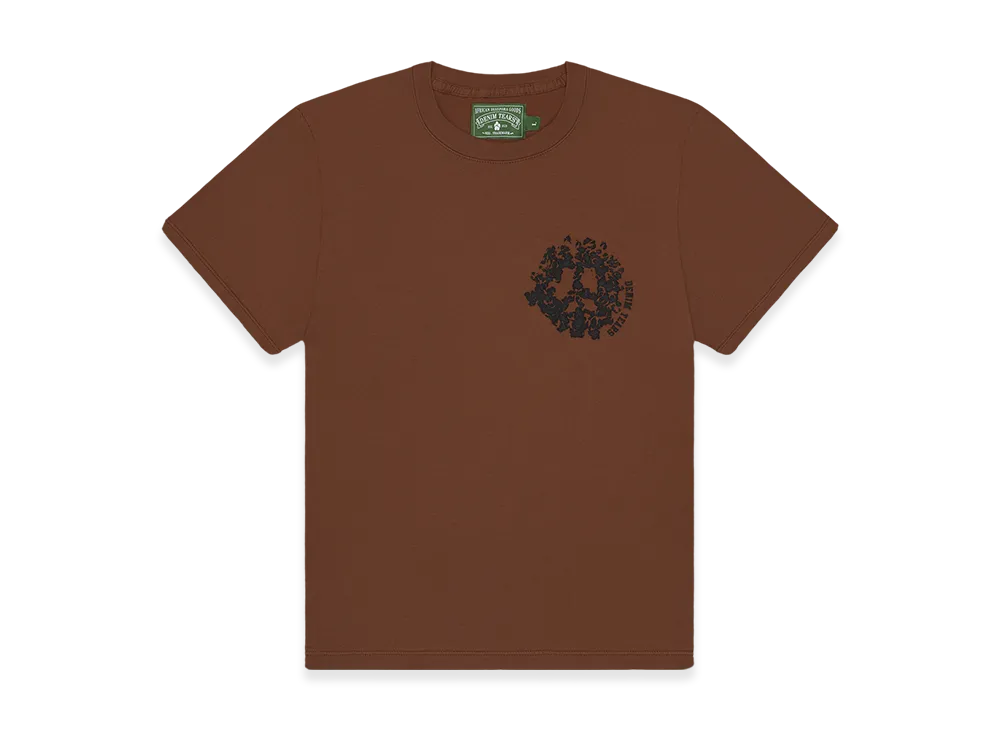 DENIM TEARS Denim University Tee "Brown"