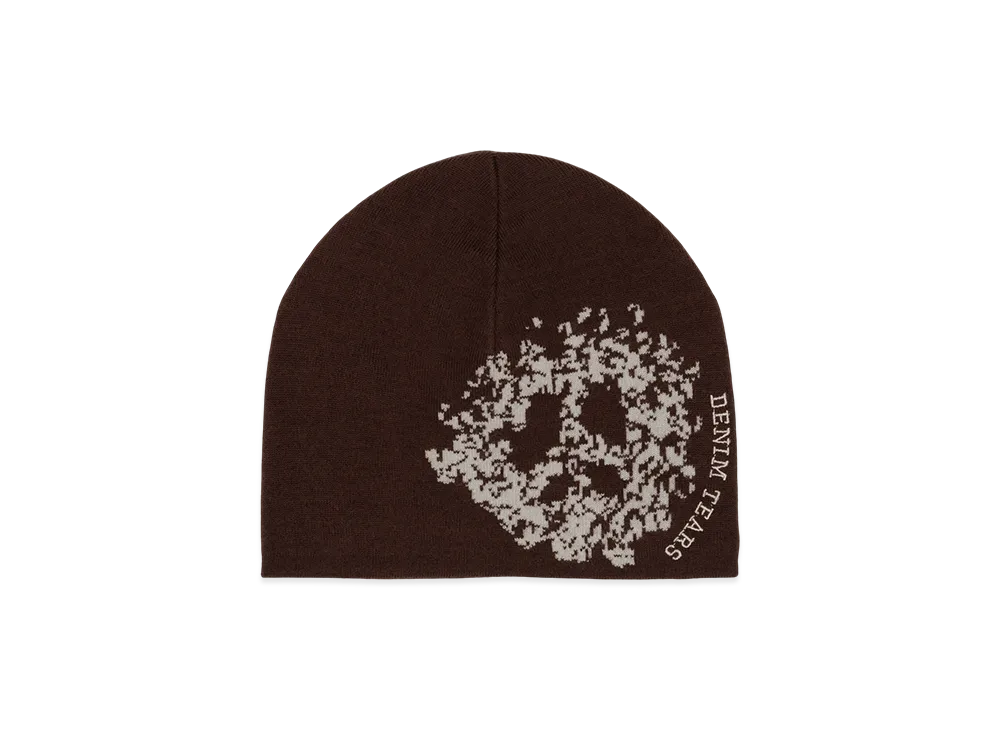 DENIM TEARS Denim University Beanie "Brown"