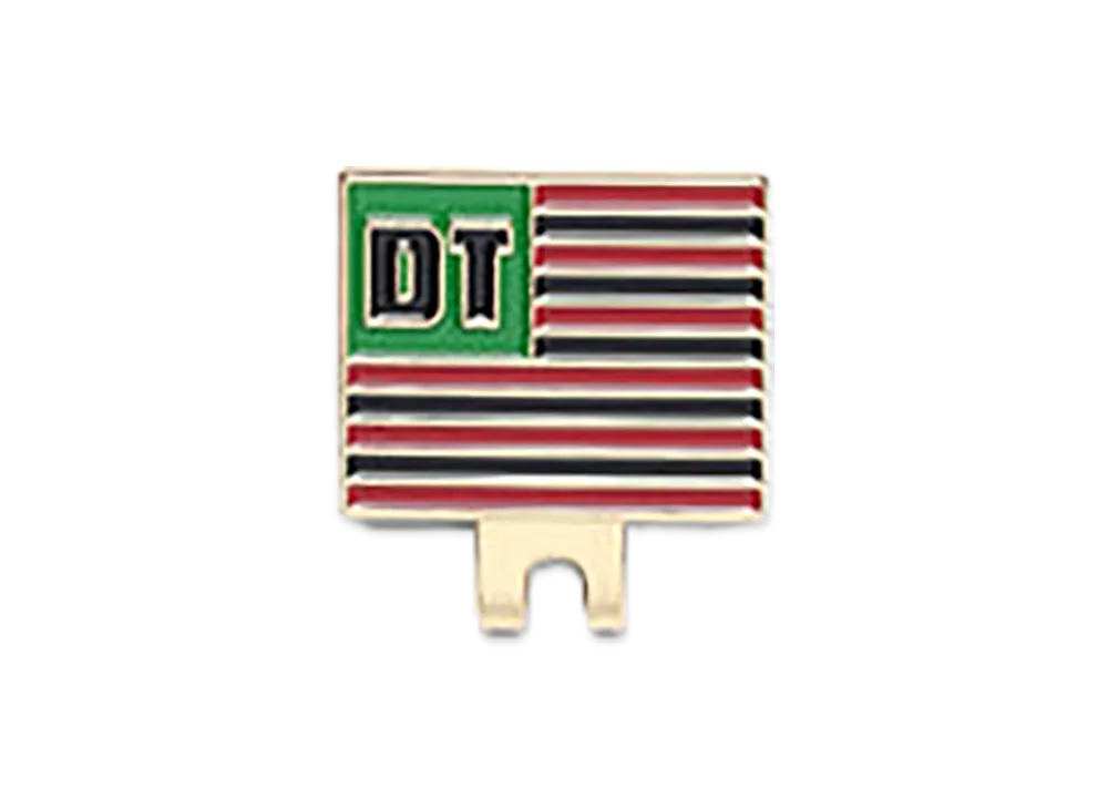 DENIM TEARS DT Flag Hat Clip "Gold"