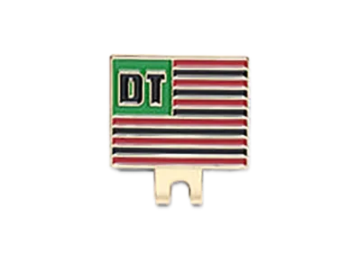 DENIM TEARS DT Flag Hat Clip "Gold"