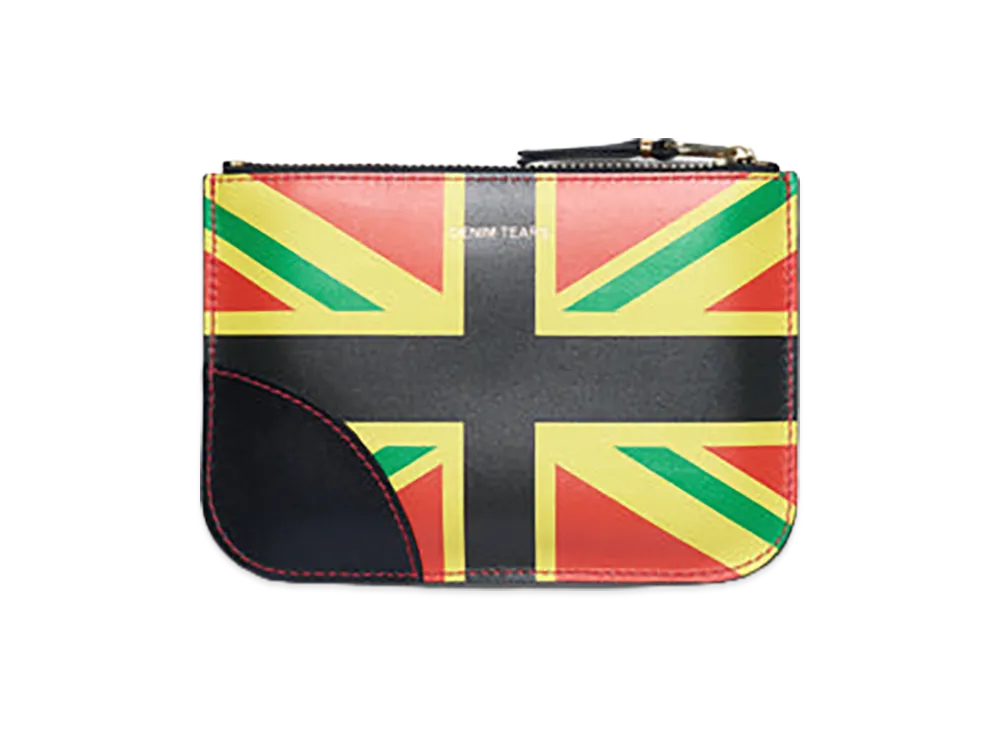 DENIM TEARS Windrush Zip Pouch "Red/Green"