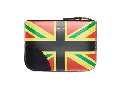 DENIM TEARS Windrush Zip Pouch "Red/Green"