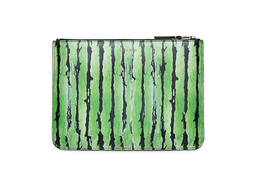 DENIM TEARS Rind Zip Pouch "Green"