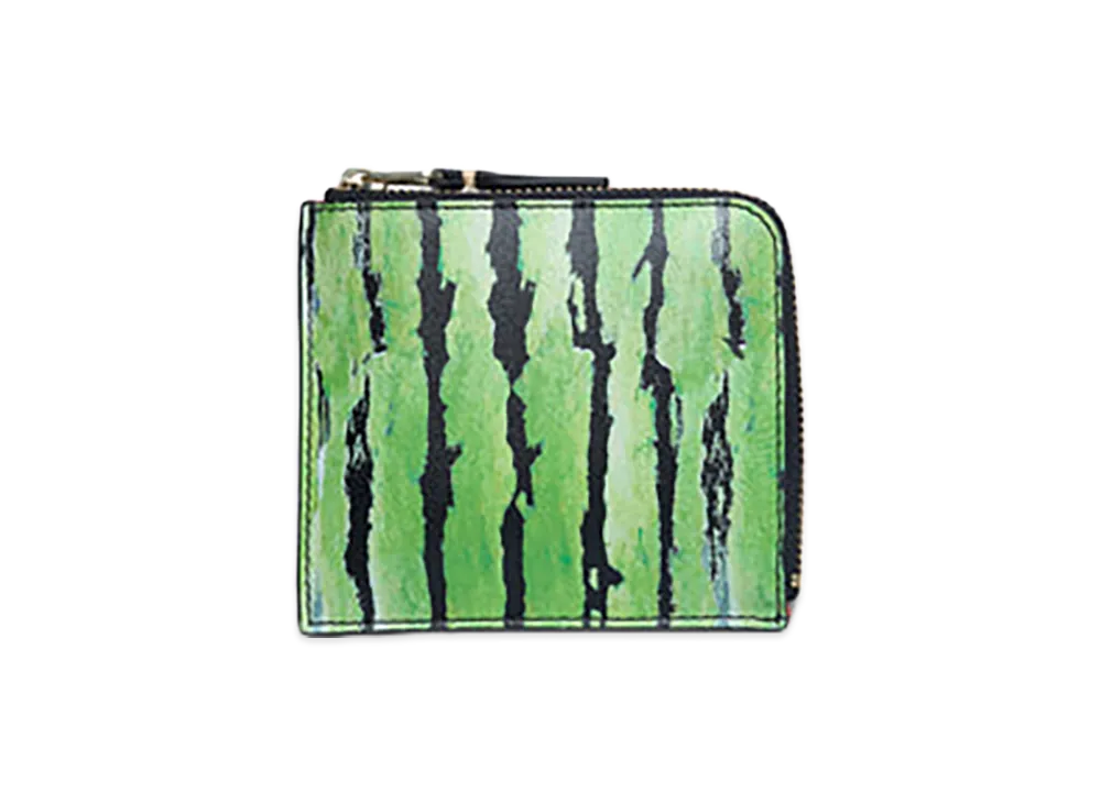 DENIM TEARS Rind Zip Around Wallet "Green"