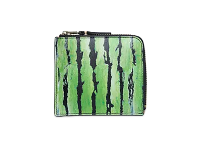 DENIM TEARS Rind Zip Around Wallet "Green"